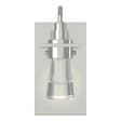 Hubbardton Forge 2012 Sterling Clear Glass (ZM) Erlenmeyer Sconce