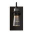 Hubbardton Forge 2012 Oil Rubbed Bronze Clear Glass (ZM) Erlenmeyer Sconce