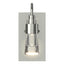 Hubbardton Forge 2012 Sterling Clear Glass (ZM) Erlenmeyer ADA Sconce