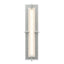 Hubbardton Forge 2013 Vintage Platinum Seeded Clear Glass (II) Ethos Large LED Sconce