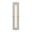 Hubbardton Forge 2013 Sterling Seeded Clear Glass (II) Ethos Large LED Sconce