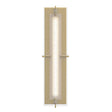 Hubbardton Forge 2013 Modern Brass Seeded Clear Glass (II) Ethos Large LED Sconce