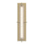 Hubbardton Forge 2013 Modern Brass Seeded Clear Glass (II) Ethos Large LED Sconce