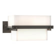 Hubbardton Forge 2005 Dark Smoke Opal Glass (GG) Kakomi 1 Light Sconce