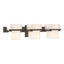 Hubbardton Forge 2005 Dark Smoke Opal Glass (GG) Kakomi 3 Light Sconce