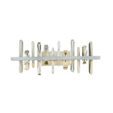 Hubbardton Forge 2017 Vintage Platinum Crystal Solitude LED Sconce