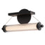 Hubbardton Forge 2021 Black Black Wood Clear Glass (ZM) Libra LED Sconce
