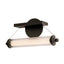 Hubbardton Forge 2021 Oil Rubbed Bronze Black Wood Clear Glass (ZM) Libra LED Sconce