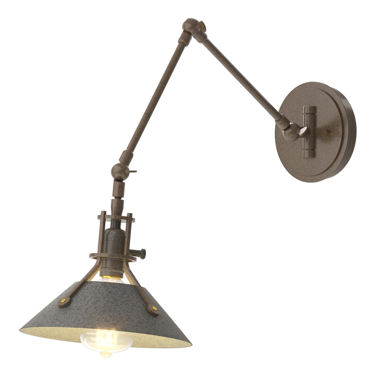 Hubbardton Forge 2015 Bronze Natural Iron Henry Sconce