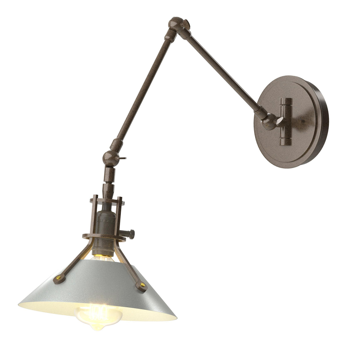 Hubbardton Forge 2015 Bronze Vintage Platinum Henry Sconce