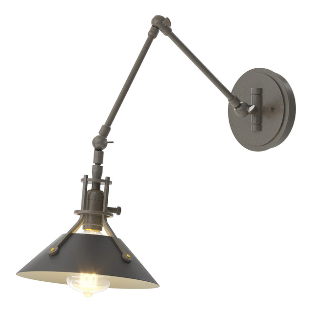 Hubbardton Forge 2015 Dark Smoke Black Henry Sconce