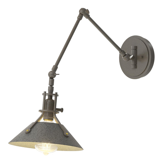 Hubbardton Forge 2015 Dark Smoke Natural Iron Henry Sconce