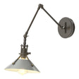 Hubbardton Forge 2015 Dark Smoke Vintage Platinum Henry Sconce