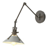 Hubbardton Forge 2015 Dark Smoke Vintage Platinum Henry Sconce