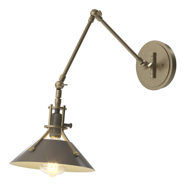 Hubbardton Forge 2015 Soft Gold Dark Smoke Henry Sconce