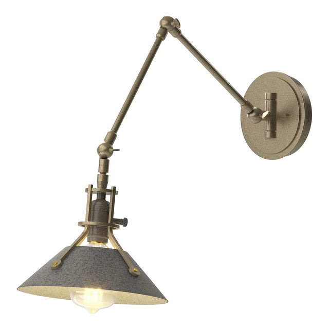 Hubbardton Forge 2015 Soft Gold Natural Iron Henry Sconce