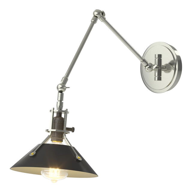 Hubbardton Forge 2015 Sterling Black Henry Sconce