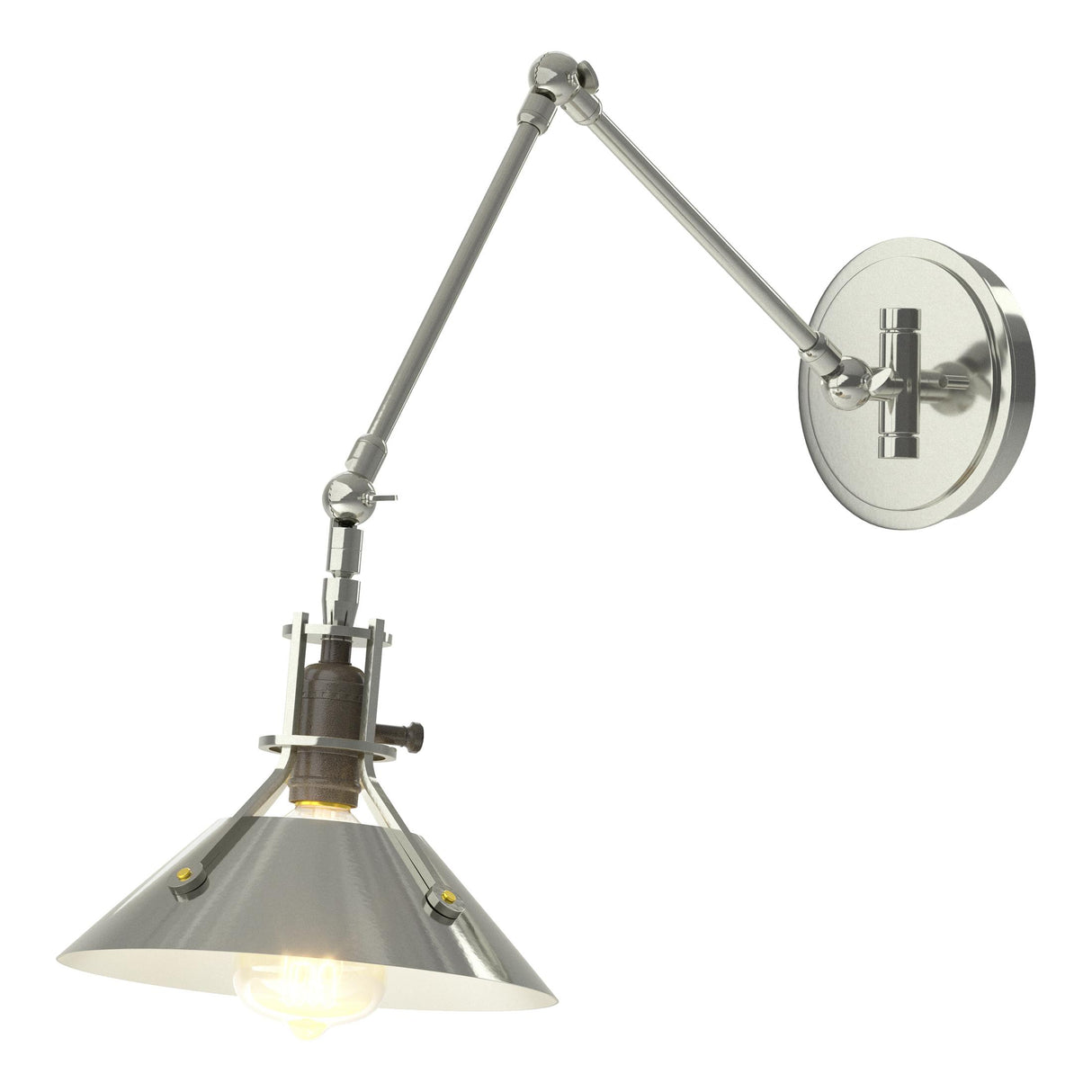 Hubbardton Forge 2015 Sterling Sterling Henry Sconce