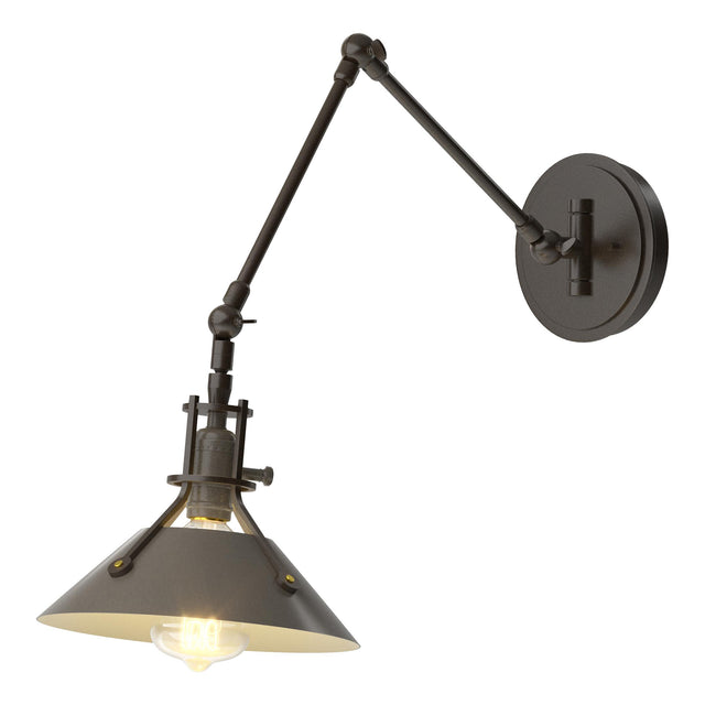 Hubbardton Forge 2015 Oil Rubbed Bronze Dark Smoke Henry Sconce