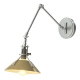 Hubbardton Forge 2015 Vintage Platinum Modern Brass Henry Sconce