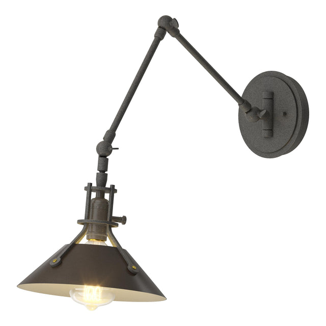 Hubbardton Forge 2015 Natural Iron Oil Rubbed Bronze Henry Sconce