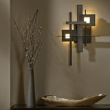 Hubbardton Forge 2015 Dark Smoke Planar LED Sconce