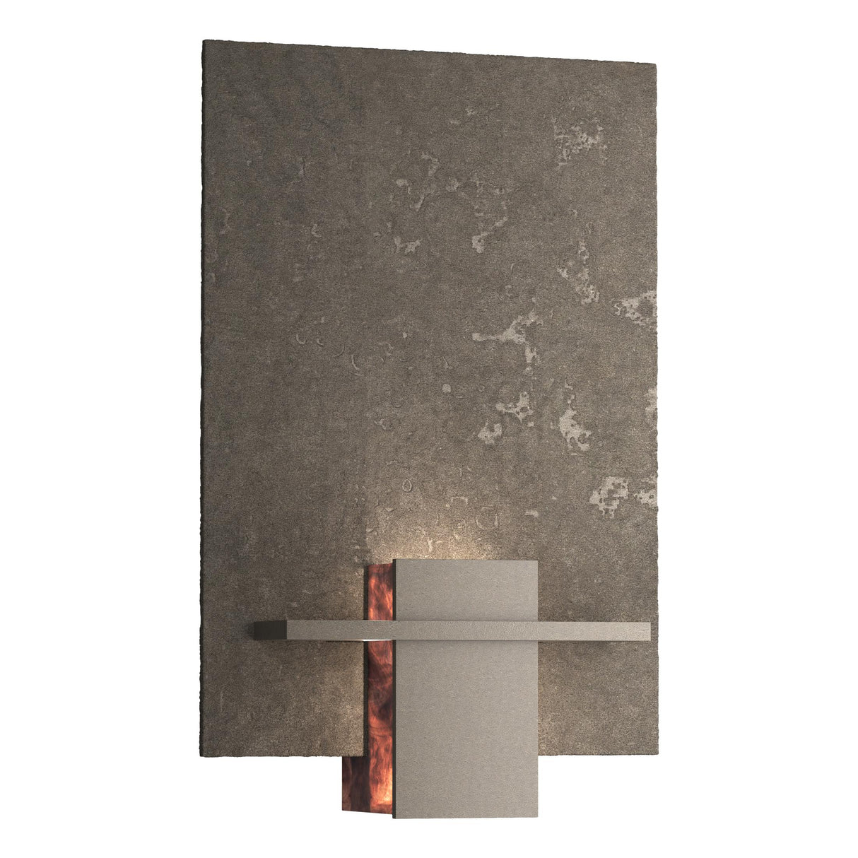 Hubbardton Forge 2010 Dark Smoke Topaz Glass (ZB) Aperture Sconce