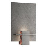 Hubbardton Forge 2010 Natural Iron Topaz Glass (ZB) Aperture Sconce