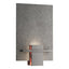 Hubbardton Forge 2010 Natural Iron Topaz Glass (ZB) Aperture Sconce
