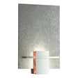 Hubbardton Forge 2010 Vintage Platinum Topaz Glass (ZB) Aperture Sconce