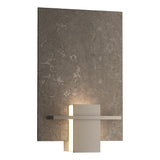 Hubbardton Forge 2010 Dark Smoke White Art Glass (BB) Aperture Sconce