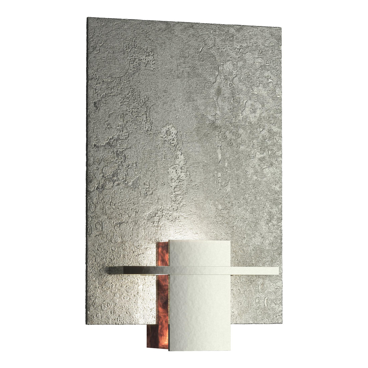 Hubbardton Forge 2010 Sterling Topaz Glass (ZB) Aperture Sconce