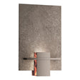 Hubbardton Forge 2010 Oil Rubbed Bronze Topaz Glass (ZB) Aperture Sconce