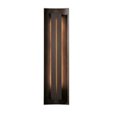 Hubbardton Forge 2007 Bronze Amber Glass (FF) Gallery Sconce