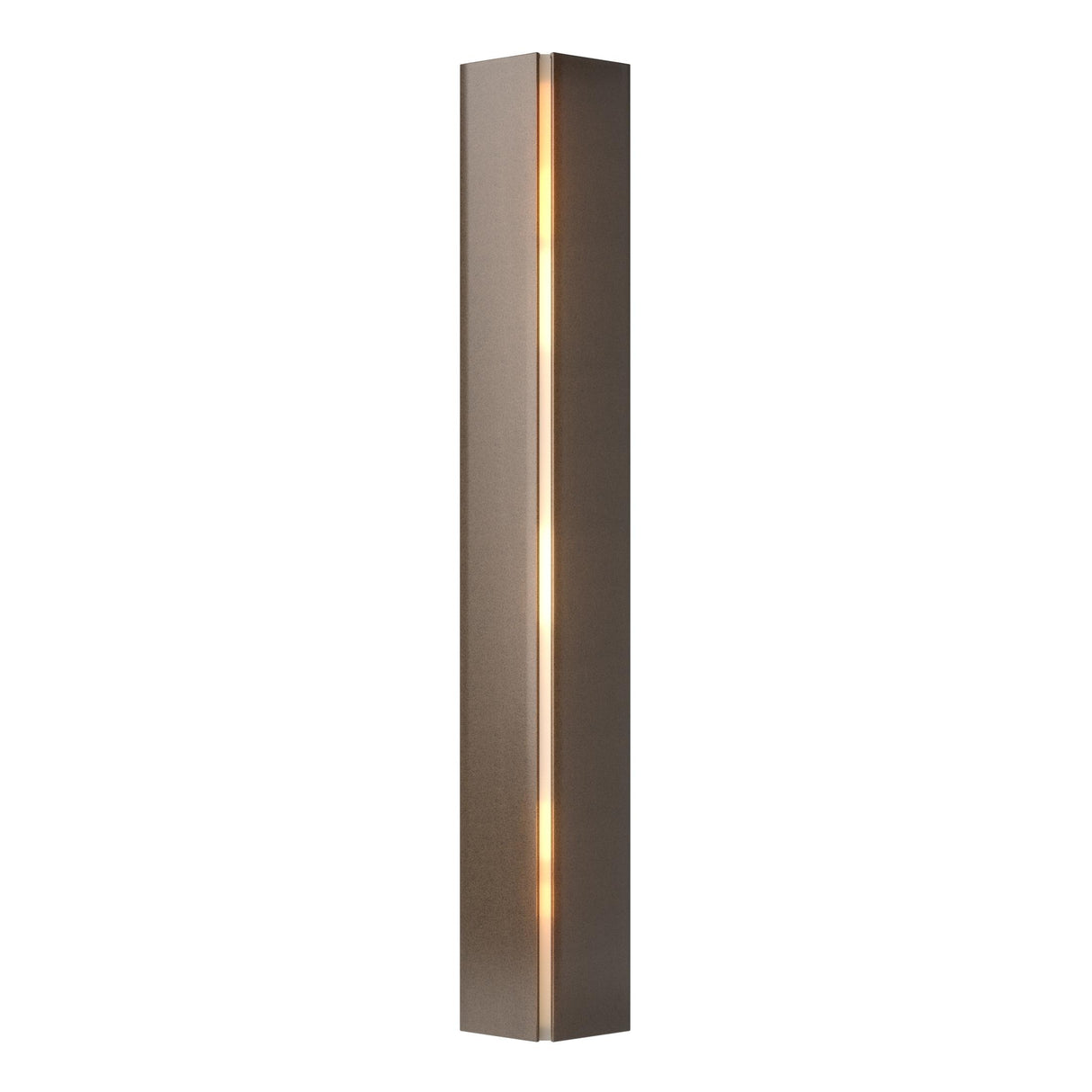 Hubbardton Forge 2007 Bronze Ivory Art Glass (CC) Gallery Small Sconce