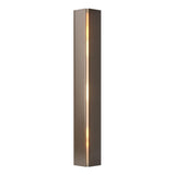 Hubbardton Forge 2007 Bronze Ivory Art Glass (CC) Gallery Small Sconce