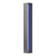 Hubbardton Forge 2007 Dark Smoke Blue Glass (EE) Gallery Small Sconce