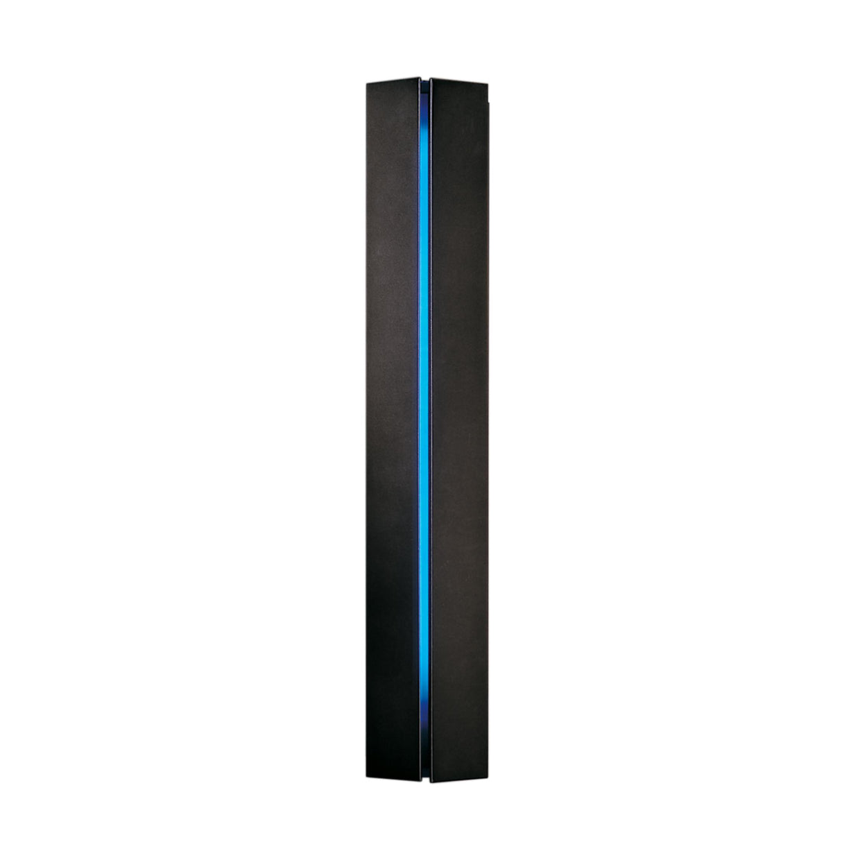 Hubbardton Forge 2007 Dark Smoke Blue Glass (EE) Gallery Small Sconce