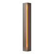 Hubbardton Forge 2007 Dark Smoke Amber Glass (FF) Gallery Small Sconce