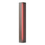 Hubbardton Forge 2007 Dark Smoke Red Glass (RR) Gallery Small Sconce
