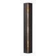 Hubbardton Forge 2007 Black Ivory Art Glass (CC) Gallery Small Sconce