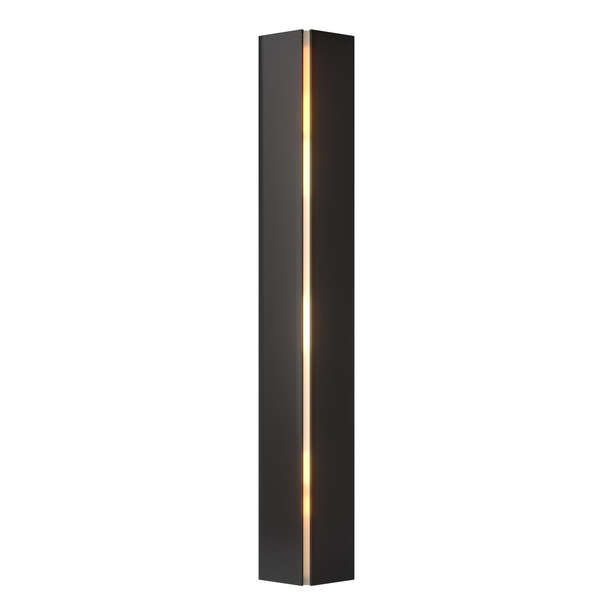 Hubbardton Forge 2007 Black Ivory Art Glass (CC) Gallery Small Sconce