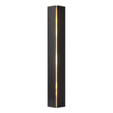 Hubbardton Forge 2007 Black Ivory Art Glass (CC) Gallery Small Sconce