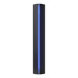 Hubbardton Forge 2007 Black Blue Glass (EE) Gallery Small Sconce