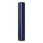 Hubbardton Forge 2007 Black Blue Glass (EE) Gallery Small Sconce