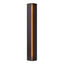 Hubbardton Forge 2007 Black Amber Glass (FF) Gallery Small Sconce