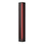Hubbardton Forge 2007 Black Red Glass (RR) Gallery Small Sconce