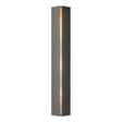 Hubbardton Forge 2007 Natural Iron Ivory Art Glass (CC) Gallery Small Sconce