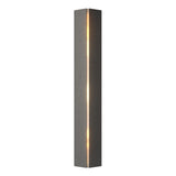 Hubbardton Forge 2007 Natural Iron Ivory Art Glass (CC) Gallery Small Sconce