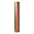 Hubbardton Forge 2007 Soft Gold Red Glass (RR) Gallery Small Sconce